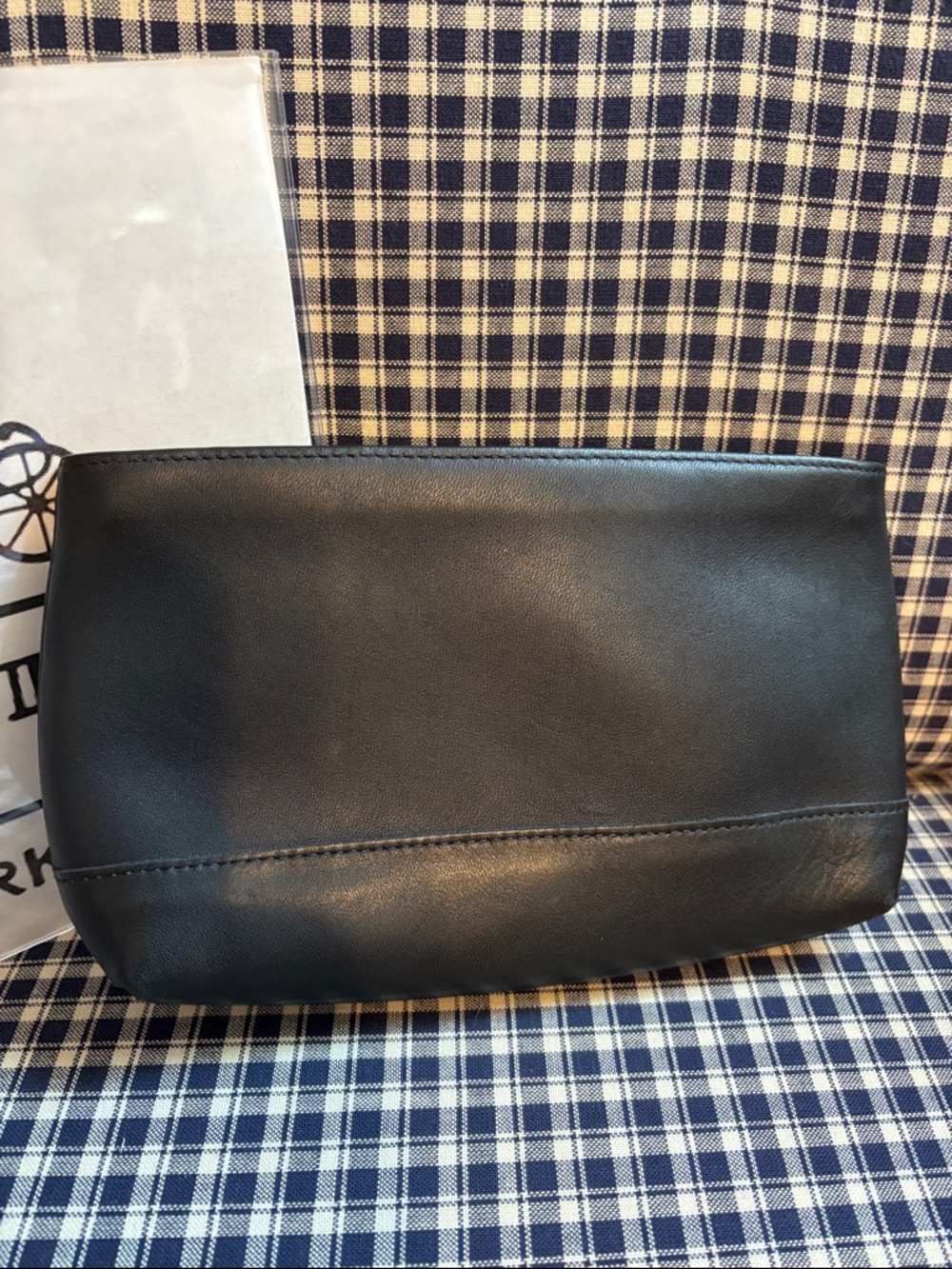 COACH vintage Men’s Black Leather pouch - Picture 3 of 10